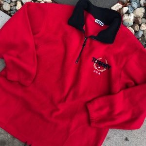 Bootleg Tommy Hilfiger Red Sweater Fleece